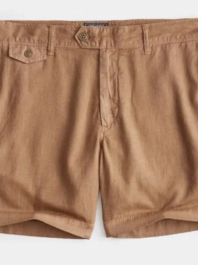 Todd Snyder 7" Cotton-Linen Hudson Short COPPER